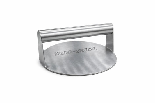 Burger-Quetsche Burgerpresse aus Edelstahl – Smash Burger Presse für Grill & Plancha