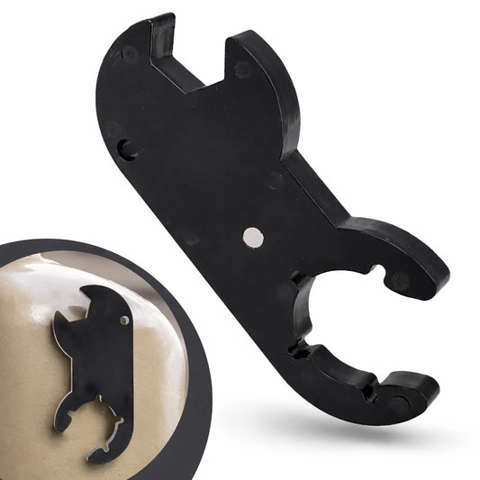 2-in-1 Gasflaschenschlüssel 17 mm & 1/4" – Camping BBQ Werkzeug